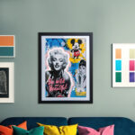 Pop Art Poster "Be wild and beautiful" für Wohnzimmer, Schlafzimmer, Büro – Bild 2
