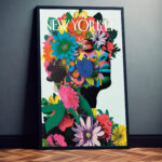 New Yorker Magazin Farbenprächtiges Cover Kunstdruck Fotoposter Wanddekoration Wandbild