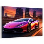 Huracan Speed Sportwagen Wandbild als Dekoration