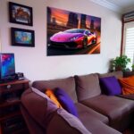 Huracan Speed Sportwagen Wandbild als Dekoration – Bild 2