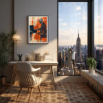 New Yorker Magazin Pianist mit Hut Kunstdruck Fotoposter Wanddekoration Wandbild – Bild 3