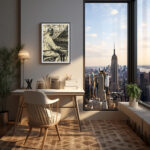 New Yorker Magazin Vintage Klavierspieler Kunstdruck Fotoposter Wanddekoration Wandbild – Bild 3