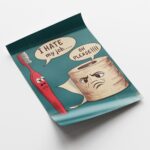 Lustiger Spruch für Dekoration im Badezimmer Poster für Toilette & Gäste-WC – Bild 4