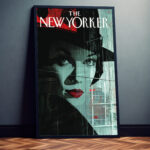 New-Yorker-Cover mit einer Dame mit Hut Kunstdruck Fotoposter Wanddekoration Wandbild