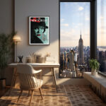 New-Yorker-Cover mit einer Dame mit Hut Kunstdruck Fotoposter Wanddekoration Wandbild – Bild 3
