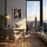 New York Eleganz und Drama Kunstdruck Fotoposter Wanddekoration Wandbild – Bild 2