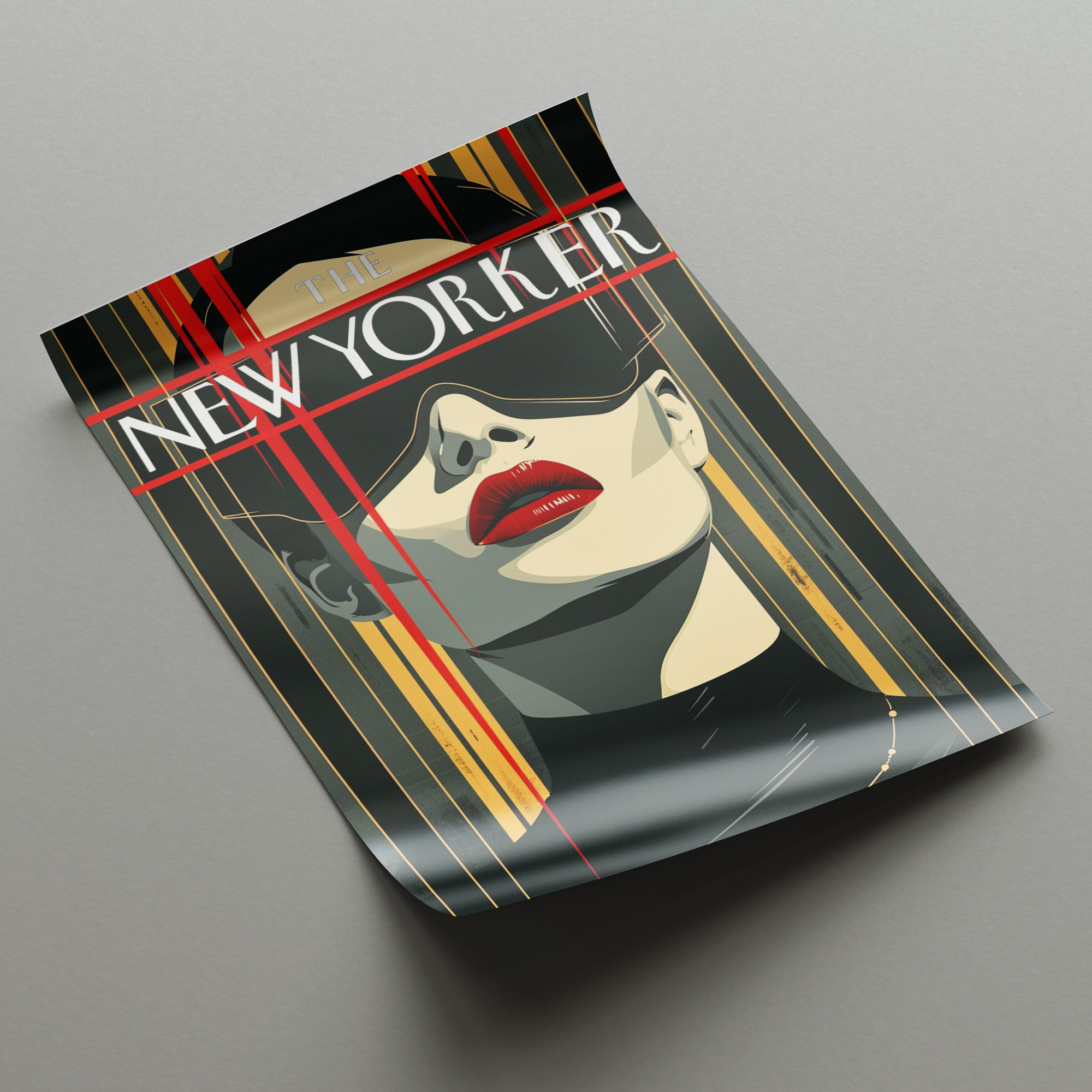 New Yorker Dekadenter Blick Kunstdruck Fotoposter Wanddekoration Wandbild – Bild 4