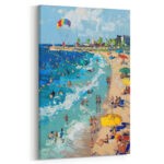 sommerfreuden am meer malerei leinwandbild wohnzimmer schlafzimmer wanddeko büro (kopie)