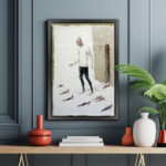 verlorene seelen abstraktes leinwandbild wohnzimmer schlafzimmer wanddeko büro