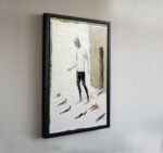 verlorene seelen abstraktes leinwandbild wohnzimmer schlafzimmer wanddeko büro