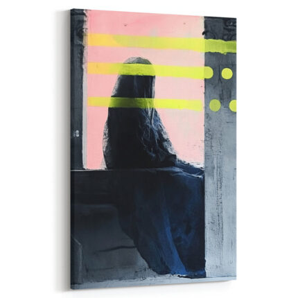 kunst der verborgenheit abstraktes leinwandbild wohnzimmer schlafzimmer wanddeko büro