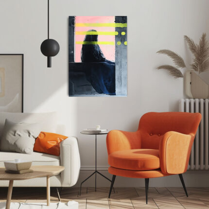 kunst der verborgenheit abstraktes leinwandbild wohnzimmer schlafzimmer wanddeko büro