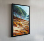 herbstliche akzente malerei als leinwandbild wohnzimmer schlafzimmer wanddeko büro