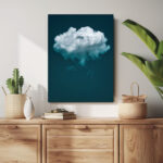 abstraktes bild schwarzer kopf leinwandbilder fotoposter kunstdruck schwarz rot (kopie)