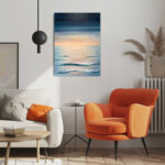 zwischen himmel und meer malerei leinwandbild wohnzimmer schlafzimmer wanddeko büro
