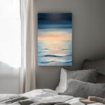 zwischen himmel und meer malerei leinwandbild wohnzimmer schlafzimmer wanddeko büro