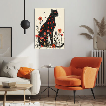 schwarze schönheit abstraktes leinwandbild wohnzimmer schlafzimmer wanddeko büro