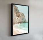 felsen im licht küstenbild leinwandbild wohnzimmer schlafzimmer wanddeko büro