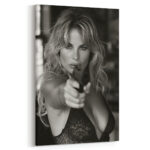 entschlossenheit im fokus: die macht der frauen leinwandbild wohnzimmer schlafzimmer wanddeko büro