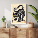 schatten des dschungels leinwandbild wohnzimmer schlafzimmer wanddeko büro