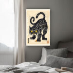 schatten des dschungels leinwandbild wohnzimmer schlafzimmer wanddeko büro