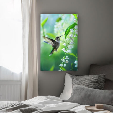 zarte begegnung leinwandbild wohnzimmer schlafzimmer wanddeko büro