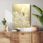 frühlingspoesie leinwandbild wohnzimmer schlafzimmer wanddeko büro