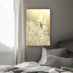 frühlingspoesie leinwandbild wohnzimmer schlafzimmer wanddeko büro