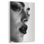 verborgene schönheit im netz der schatten leinwandbild wohnzimmer schlafzimmer wanddeko