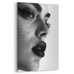 verborgene schönheit im netz der schatten leinwandbild wohnzimmer schlafzimmer wanddeko