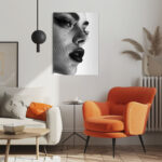 verborgene schönheit im netz der schatten leinwandbild wohnzimmer schlafzimmer wanddeko