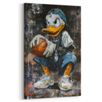 urban duck vibes leinwandbild wohnzimmer schlafzimmer wanddeko büro