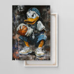 urban duck vibes leinwandbild wohnzimmer schlafzimmer wanddeko büro