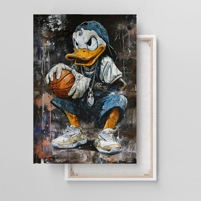urban duck vibes leinwandbild wohnzimmer schlafzimmer wanddeko büro