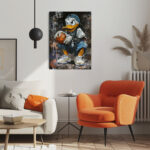 urban duck vibes leinwandbild wohnzimmer schlafzimmer wanddeko büro