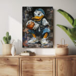 urban duck vibes leinwandbild wohnzimmer schlafzimmer wanddeko büro