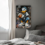 urban duck vibes leinwandbild wohnzimmer schlafzimmer wanddeko büro