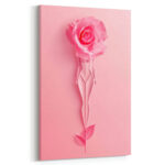 rosige metamorphose leinwandbild wohnzimmer schlafzimmer wanddeko büro