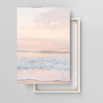 morgenstille am meer leinwandbild wohnzimmer schlafzimmer wanddeko büro