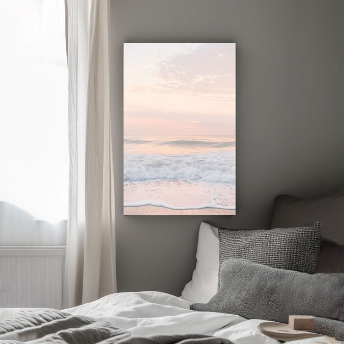 morgenstille am meer leinwandbild wohnzimmer schlafzimmer wanddeko büro