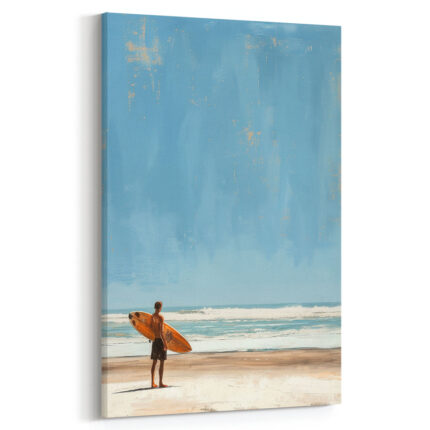 surferträume am strand leinwandbild wohnzimmer schlafzimmer wanddeko büro