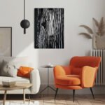 schwarz weiß fotografie leinwandbild wohnzimmer schlafzimmer