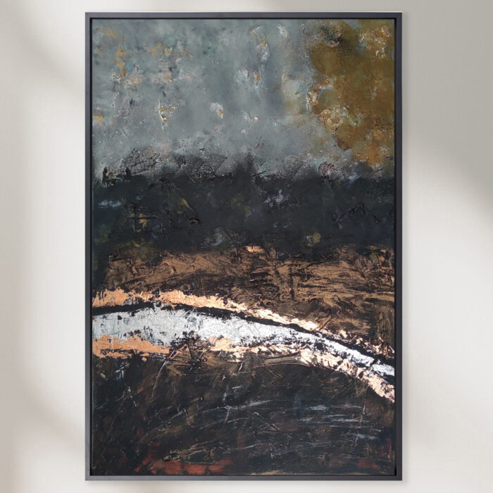 erdige metamorphose abstrakt handgemalt leinwandbild original kunst unikat