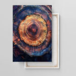 atemberaubender naturdruck, motiv baumringe, wandbild