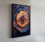 atemberaubender naturdruck, motiv baumringe, wandbild