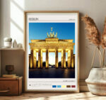 städte poster europäische reise metropolen wandbilder zum einrahmen