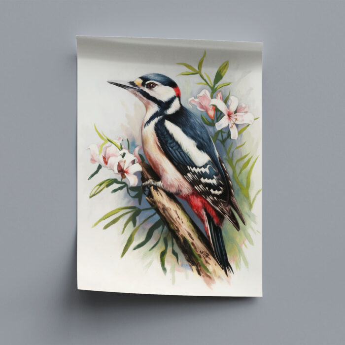 vogelbilder kunstdruck 6er wandbilder set zum einrahmen