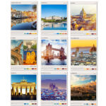 städte poster europäische reise metropolen wandbilder zum einrahmen