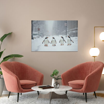 poster frame in living room psd mockup