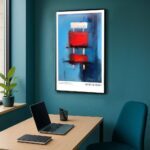 Emotionale Abstraktion im Stil von Mark Rothko Poster